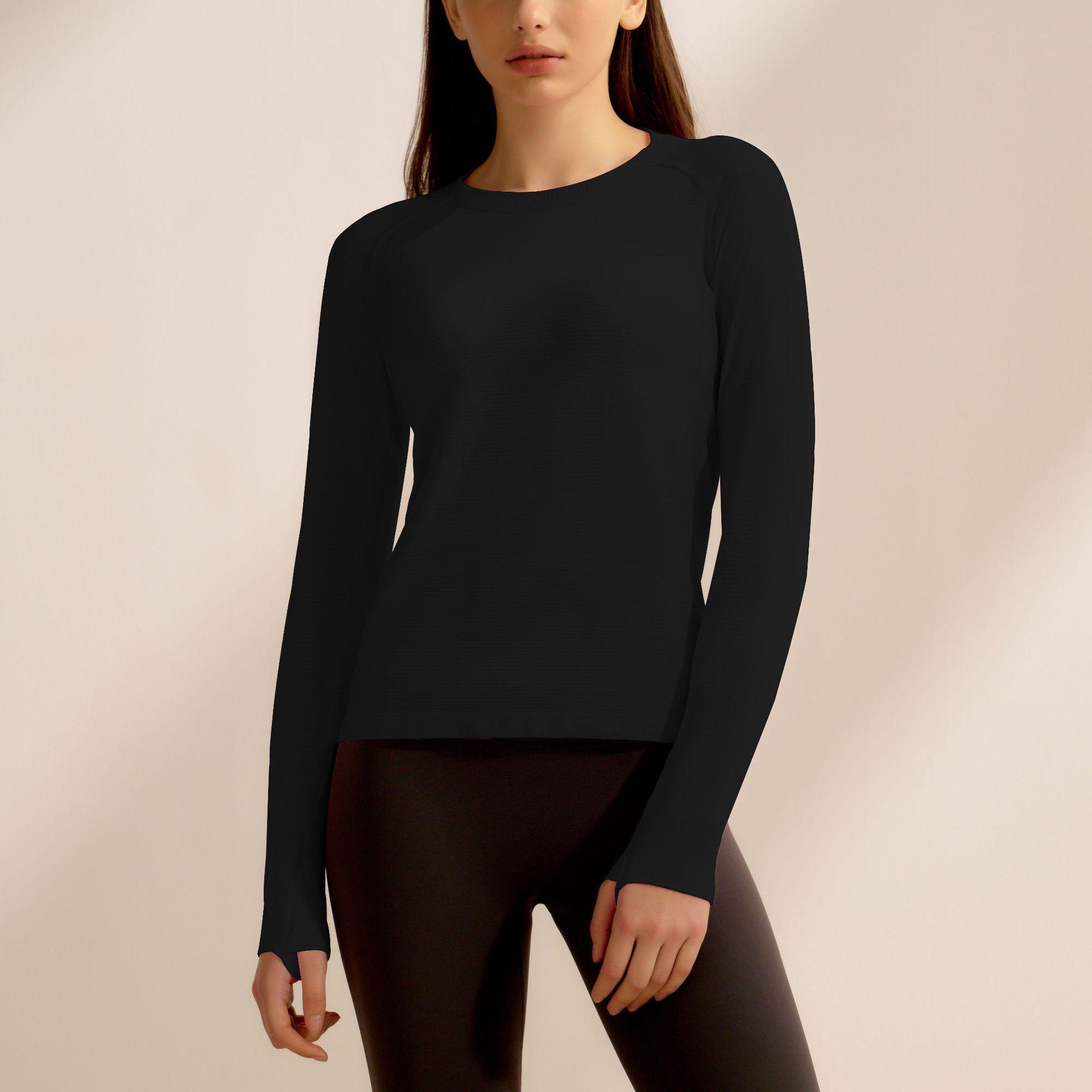 

Женский облегающий топ для йоги Walton с длинными рукавами и быстросохнущий топ для осени/зимы Small