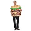 New Composite Sponge Burger Costume for Adult Halloween Party