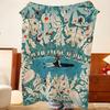 Artist K-Kaitlin B-Brito Throw Flannel Throw Blanket, Lightweight Cozy, Durable Washable Cute Cool