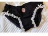 Japanese Sweet Strawberry Lace Trim Women's Panties - Cute, Comfortable, Soft Triangle Design for Summer.