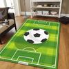 Tappeto Campo da Calcio,Tappeto,Soggiorno,Camera da Letto, Antiscivolo,Tappeto Quadrato