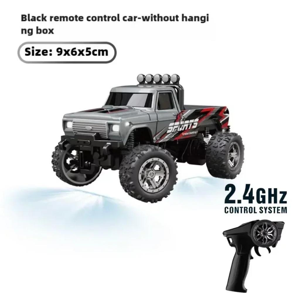 RC 1/64 Speed Mini Off-road Climbing Car Alloy Cool Appearance Light Shock Absorption Children's Toy Gift