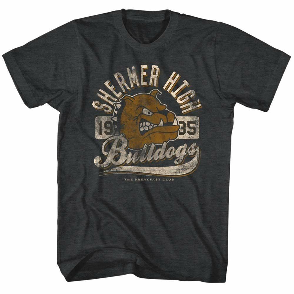 

Breakfast Club Bulldog Black Heather Adult T-Shirt L