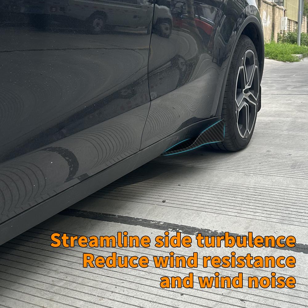 ABS Rear Lip Small Spoiler For Tesla Model Y Juniper 2025-2026 Split Rear Lip Spoiler/ Side Skirt Spoiler/ Car Accessories