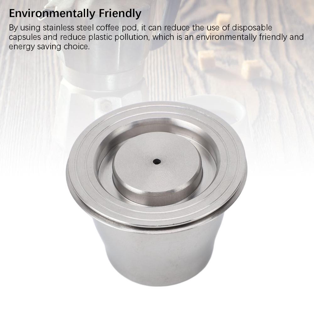 Stainless Steel Reusable Coffee Capsule Reusable Design Reusable Coffee Pod  For Coffee Maker