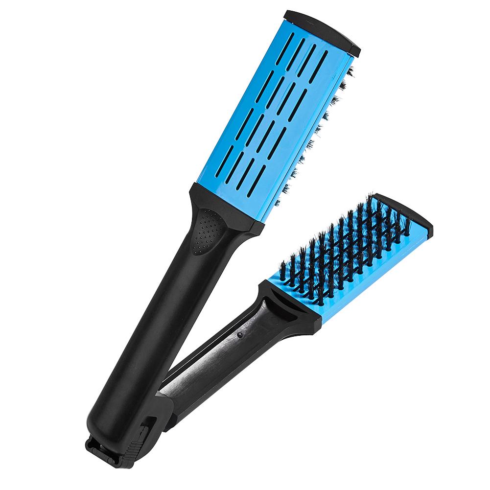 Hairdressing Straightener Hairbrush Anti-Static Professional Hair Brush Multifunctional Double Sided Brush Barber Styling Tools