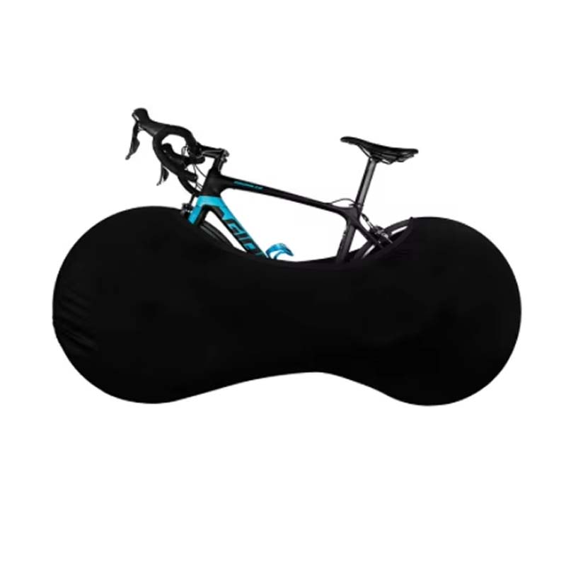 Colorful Bicycle Cover Dust Cover Wheel Cover Elastic Fits 99% of All Adult Bicycles чёрный