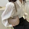 Tote Pu Leather Handbag Pu Leather Underarm Bag Phone Pouch Crescent Bag  Girls