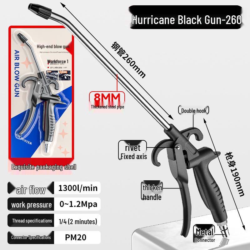 High-Pressure Air Blow Gun & Dust Removal Tool