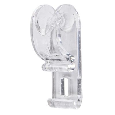 Pack of 20 Clear Plastic Roller Cord Guide Hooks with Screws for Fixing Venetian Sheer Curtains Blinds and Window Shades