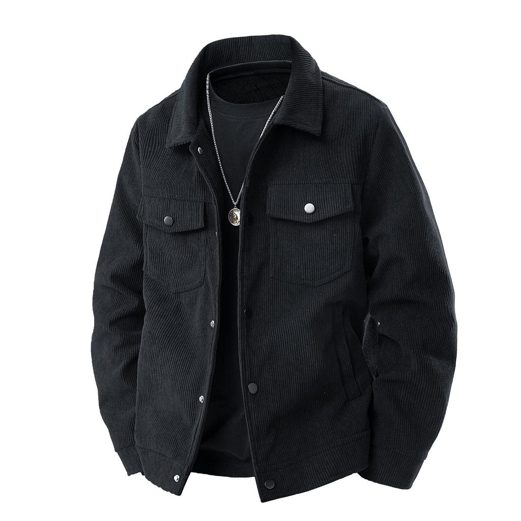 Herren Frühlingsjacke Cordjacke Herren Hochwertig Langarm Freizeit und Vielseitig Arbeitskleidung