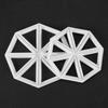 3pcs PP Cookie Mold Triangle Flag Shape Cake Decorating Mold Flag Cutting Mold  Cake Toppers