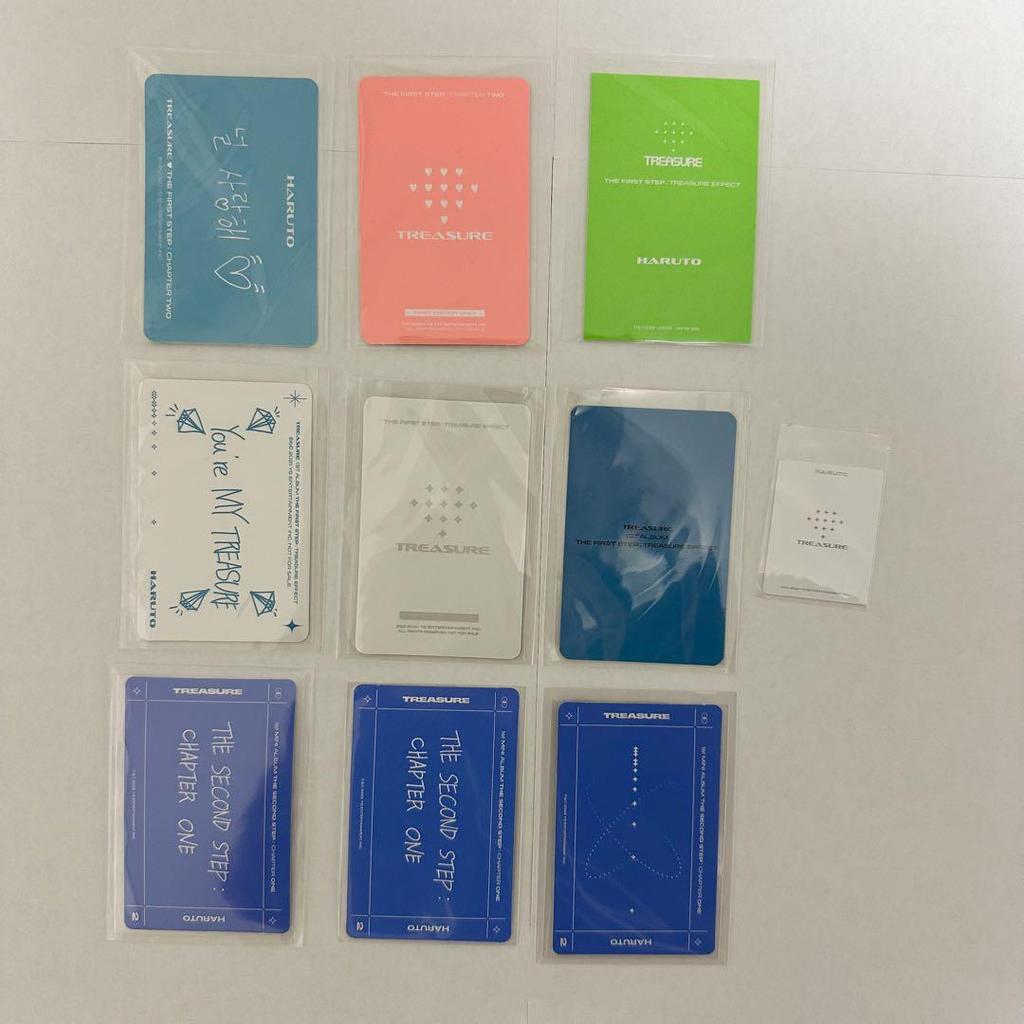 [USED] Treasure Haruto Trading Card Set