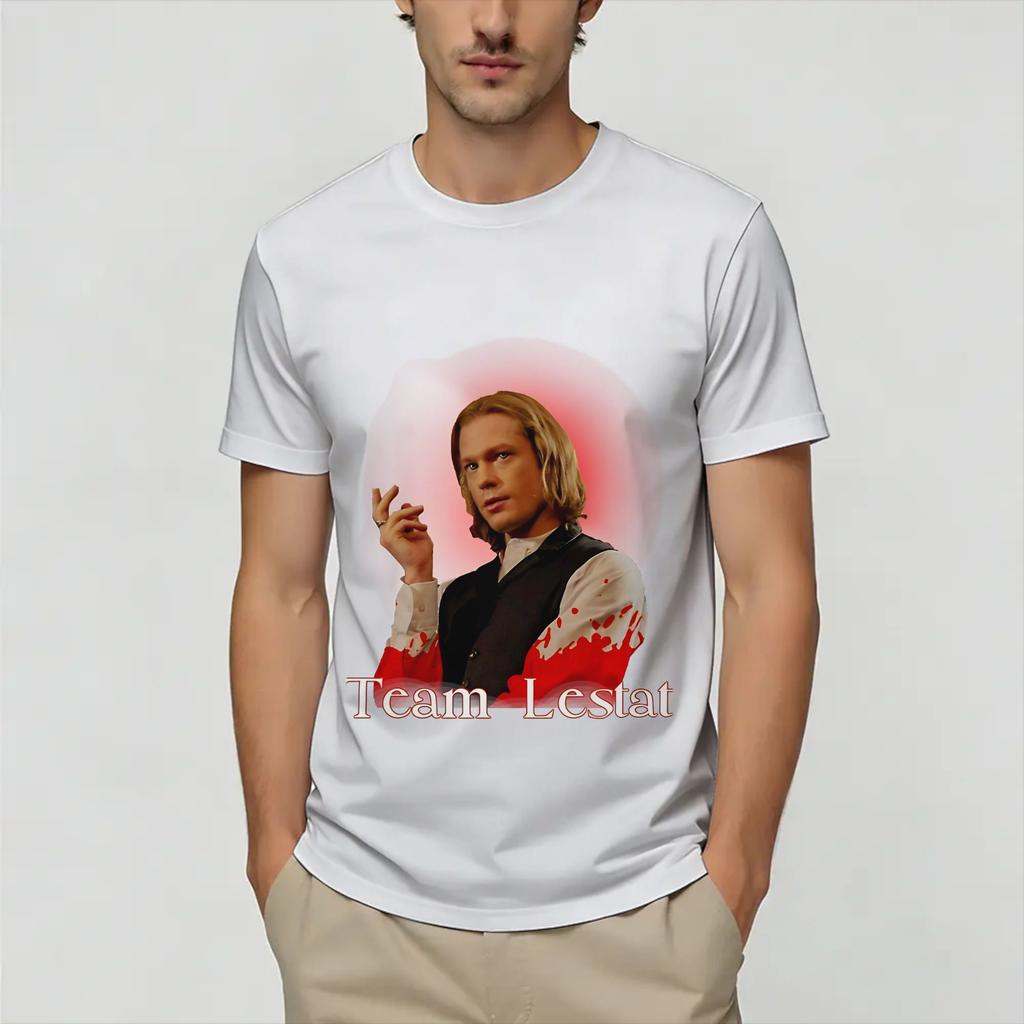 Unisex TShirts The Vampire Lestat Humor Pure Cotton Tees Short Sleeve T Shirts Crew Neck Clothing Adult