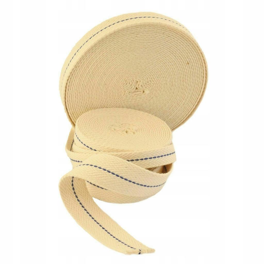 Flat Wick 12 Mm for Oil Lamps and Torches - Cotton 1 M