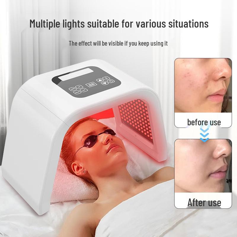 Folding LED Spectrometer Colorful Photon Skin Rejuvenation Light Therapy Device