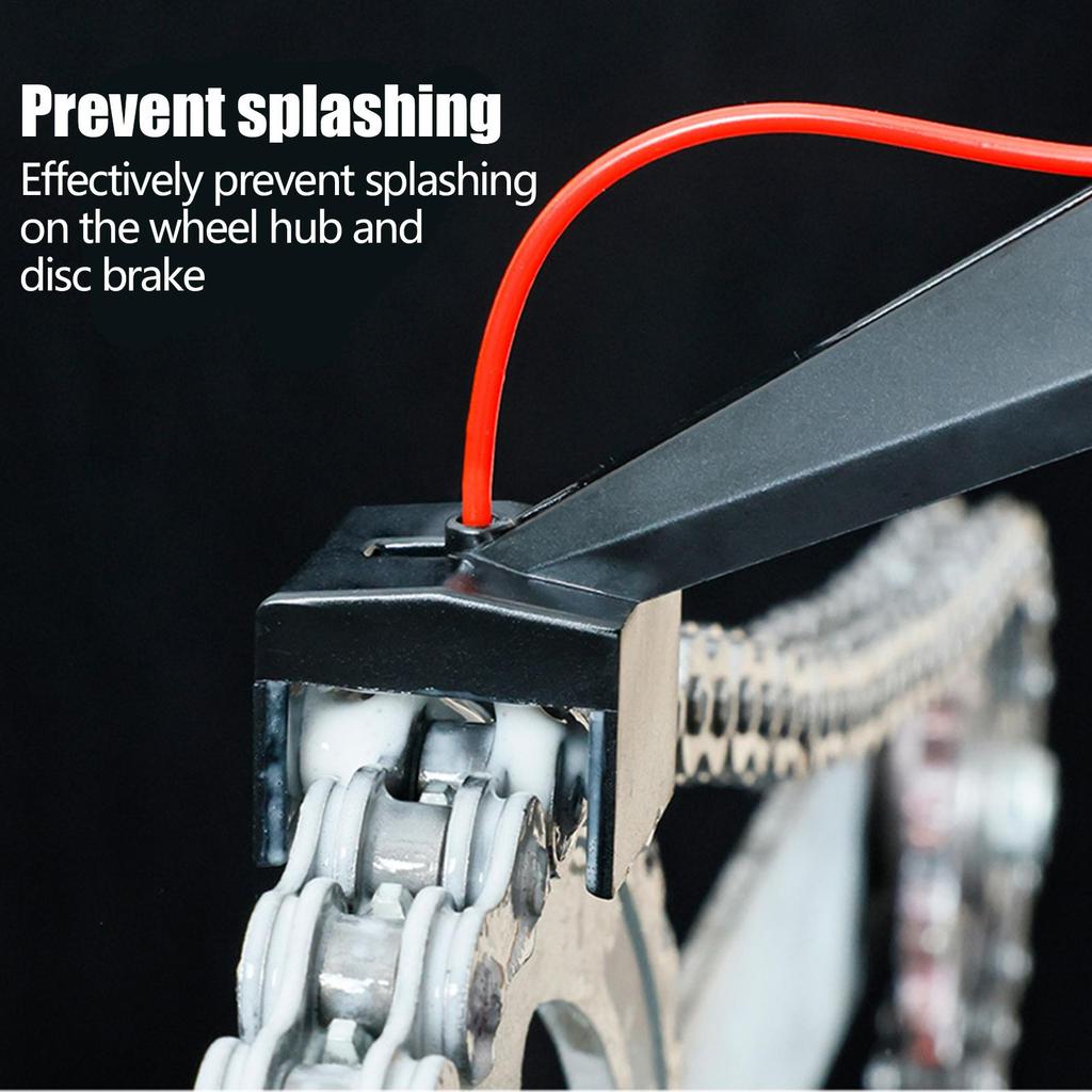 Chain Oiler Tool Cycling Chain Oil Applicator Cycling Chain Cleaner Maintenance Tool Portable Motorcycle Chain Oil Applicator