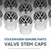 Novas 4 Peças Tampas de Válvula de Pneu de Roda de Carro Haste Estilo Automotivo Para Volkswagen VW R-line GTI UPi Golf 7 Golf 8 Passat Jetta Touran CAD