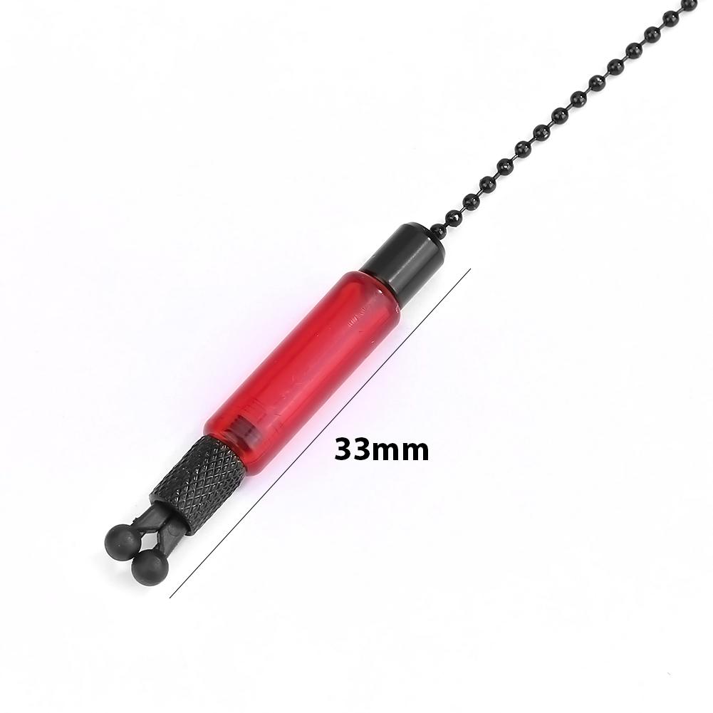 Lightweight Bite Alarm Chain Reusable Portable Bobbins Hanger Fishing Alarm Indicator for Carp Freshwater Fishing