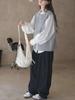 Louvre Autumn Korean Style Irregular Slit Vest for Women - Slim Layered Loose Fit Top
