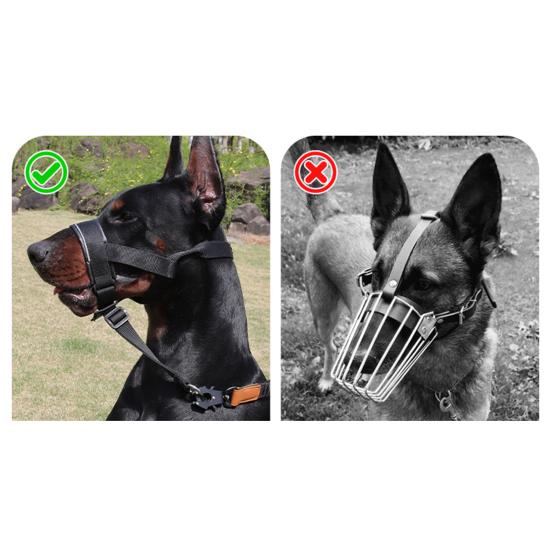 No-Pull Dog Head Collar Adjustable Dog Head Halter with Padded Nose
