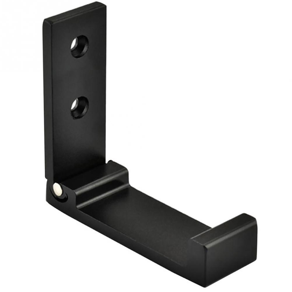 

Настенная складная вешалка для одежды из алюминиевого сплава, вешалка для полотенец, крючок для халата чёрный