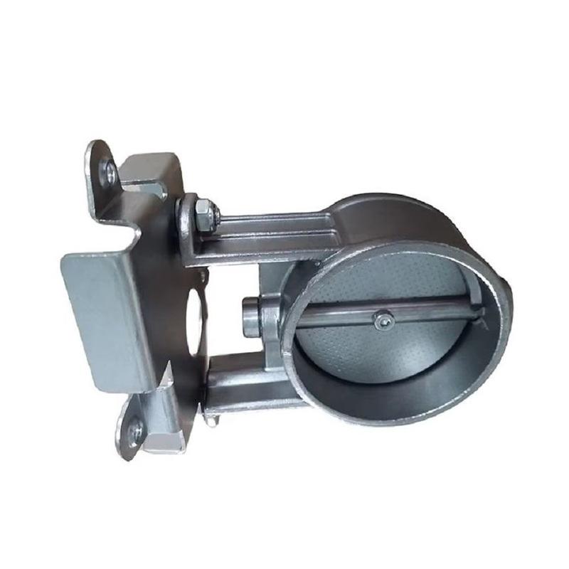 SS304 Electric exhaust control valve Main Body 3.5 inch 89mm Excellent sealing Exhaust Control Valve