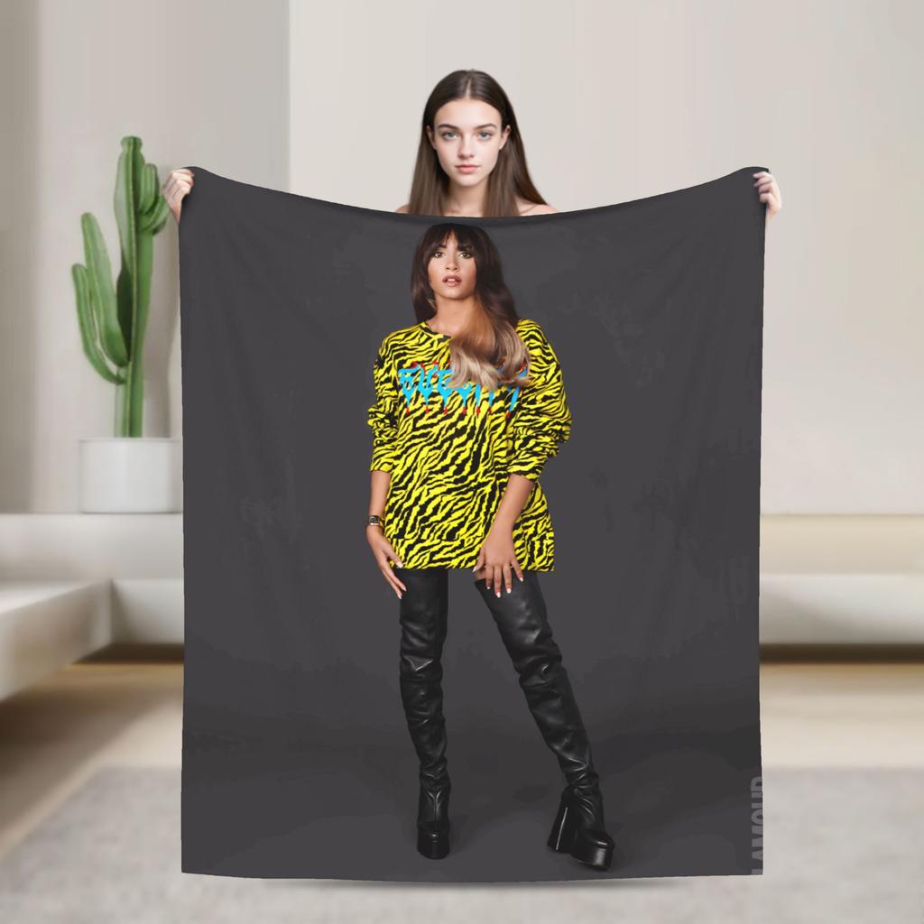 Singer Aitanaed Album Ocana Blanket  Travel Office Flannel Bedding Throws For Home Decor Warm Soft Customized Quality Bedspread