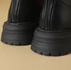 Krazing Pot Microfiber Autumn Winter Shoes Med Heels Flat Platform Size 42 Over-the-knee Boots Slip on Elastic Thigh High Boots