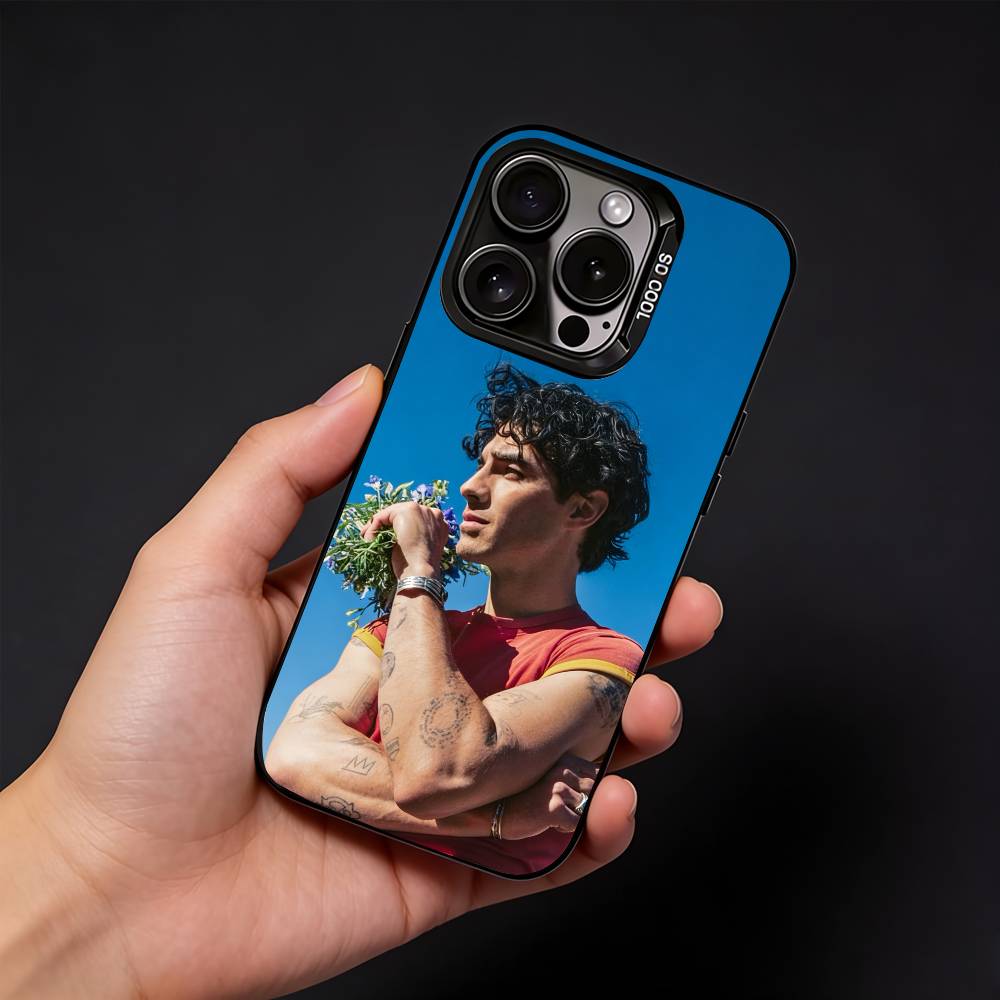 Singer Joe J-Jonas Phone Case For iPhone17, 16,15,14,13,12 Pro Max Black Candy Matte Shockproof Cover iPhone16se4