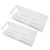 2PCS Magnetic Spice Rack for Refrigerator Carbon Steel Space Saving Spice   Magnetic Shelf for Kitchen Jars Seasoning Bottles
