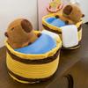 30CM Cute Capybara Plush Toy Creative Bathing Capy Soft Doll Adorable Kawaii Stuffed Animal Pillow Gift for Kids Sleep Buddy