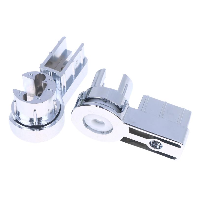 Duschgelenk-Halterungen Für 6Mm Glas Stabilität Für Duschwände Robustes Abs-Material Mit Chrom Design