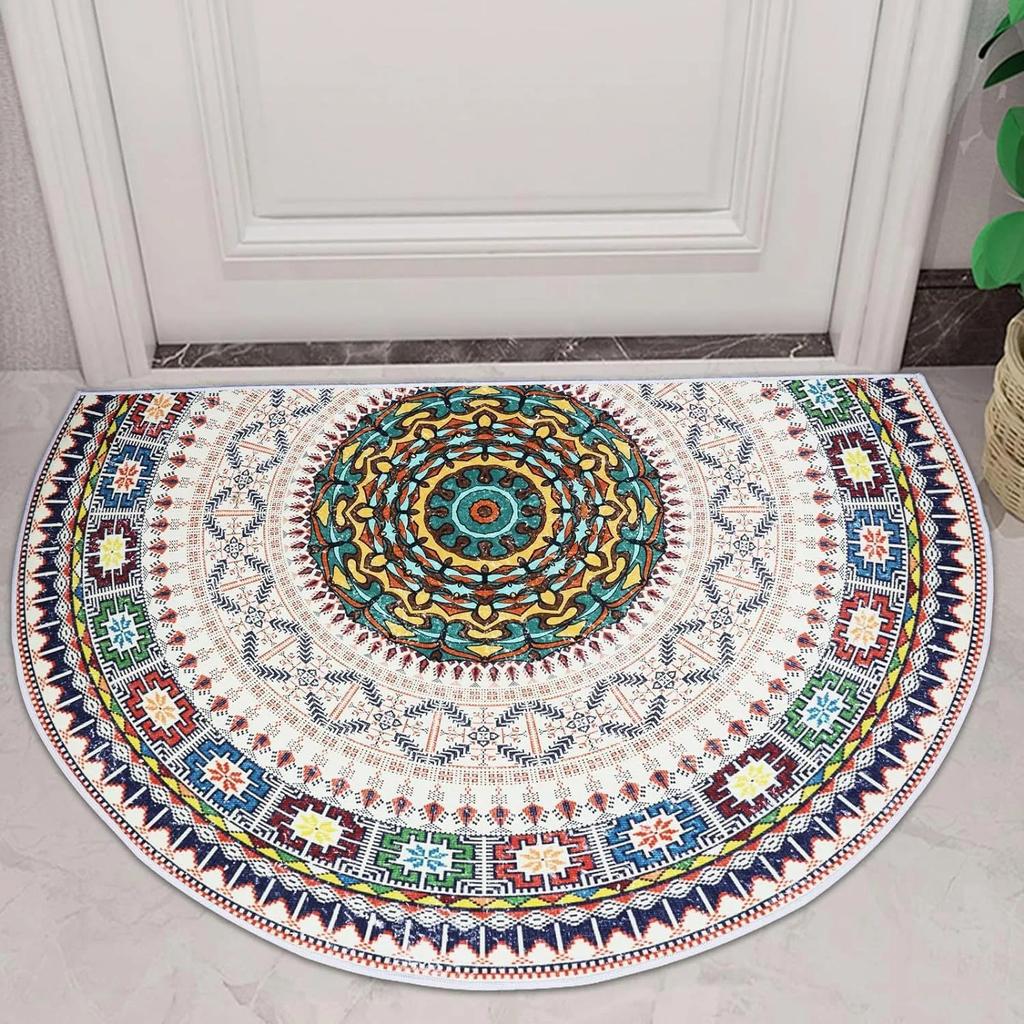 Felpudo Bohemio 2025 Antideslizante Absorbente para Entrada Sala de Estar Baño Decoración del Hogar Alfombra de Piso