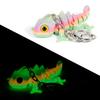 Mini Camaleonte Colorato Giocattoli Stampati 3D Carino Modello Animale Camaleonte Articolazioni Mobili Giocattoli Decompressione Portachiavi Regalo