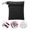 Golfball-Tragetasche mit Karabinerschnalle, tragbarer Golf-Tee-Halter, Reißverschluss, Golfball-Hüfttasche für 7 Standard-Golfbälle, professionell
