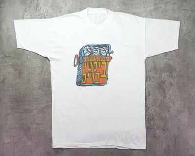 Maglietta Vintage Beastie Boys Anni '90 Hello Nasty Versione Ebraica Tour Israele Taglia L