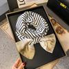 Long small silk scarf women's spring and autumn versatile thin and narrow scarf with shirt, foreign style fashion headband, new decorative silk scarf