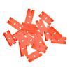 100 Pieces Two Cutting Plastic Razor Blade Label Clean Razor Glue Remover Window Glass Clean Scraper Car Wrap Sticker Squeegee