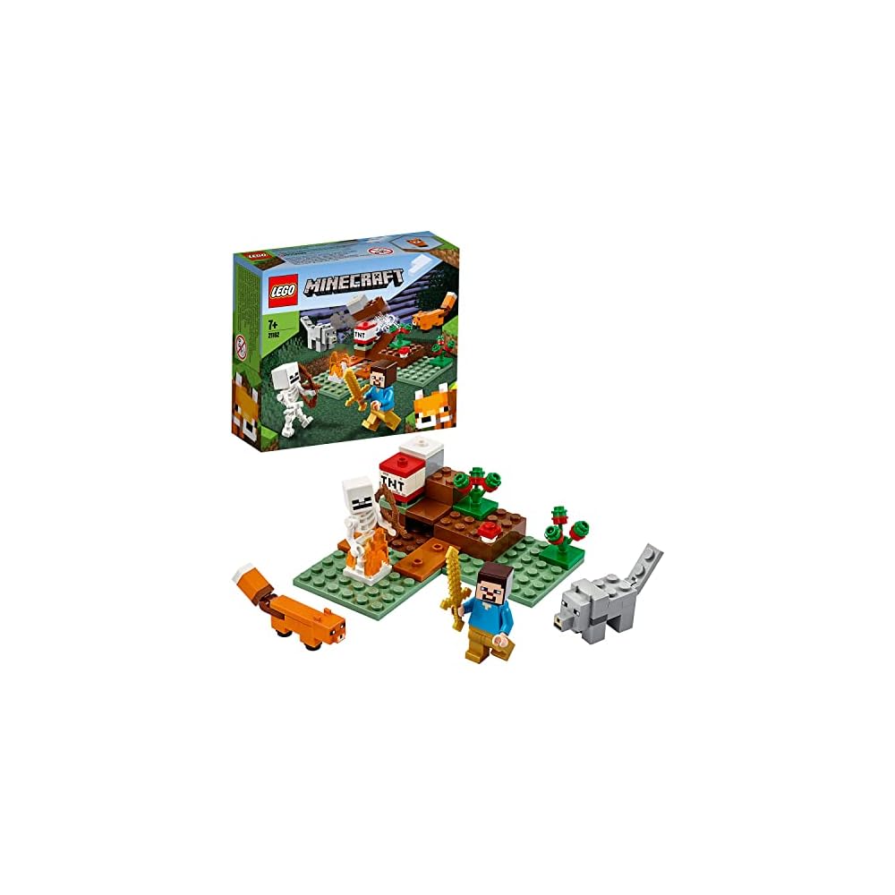 LEGO Minecraft Tiger Adventure Set 21162 Building Blocks Toy for Kids