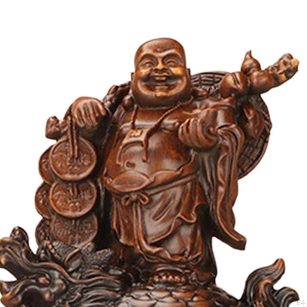 Buddha Figurine for Home And Office, Decorative Sitting Statue Feng Shui