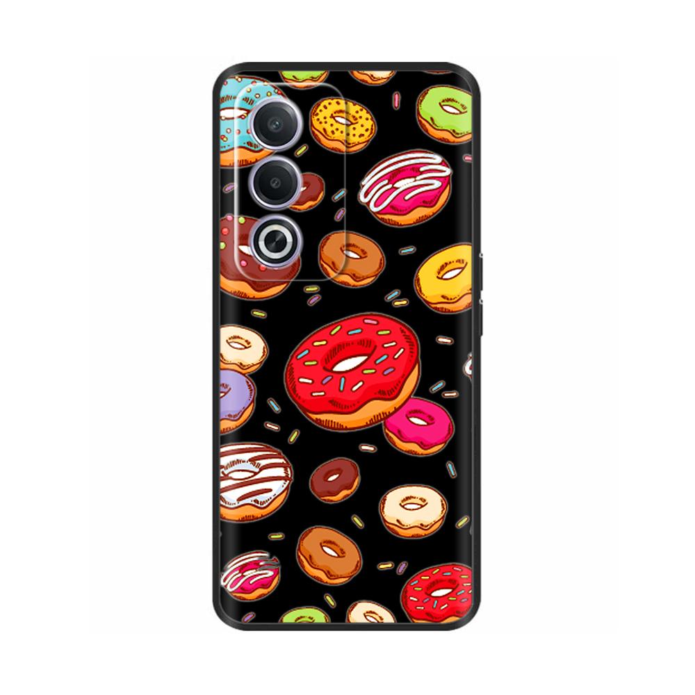 Phone Case for OPPO K12X 5G 6.67" CPH2667 Protection Luxury  Soft Black Silicone Shockproof Shell Painted Back Cover Funda Coque