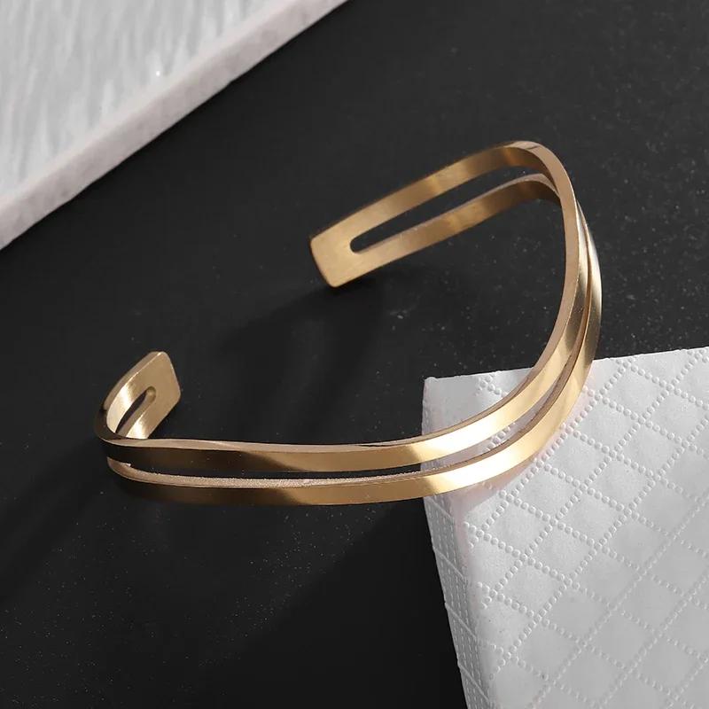 Exquisite Shining Star Zirconia Open Bracelet Fashionable Women's Evening Bracelet Girls Trendy Party Jewelry Gift