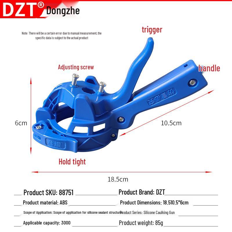 Manual Press Foam Sealant Gun for Doors and Windows