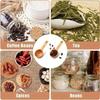 Wooden Measuring Spoon 7.5-45ML Beech Walnut Portable Long Lasting Kitchen Gadget for Restaurant Home Baking Cooking Use