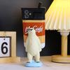 Creative Resin Polar Bear Phone and Tablet Stand Holder Craft