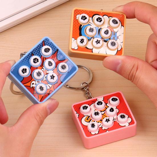 Stress Relief Toy Farting Machine Key Chain Interactive Decompression Toy Compact