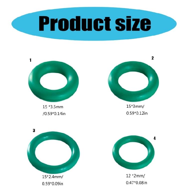 Common Rail Fuel Injectors Oil Return Joint Seal Washer Rings Gasket Common Rail Injectors Repair Set