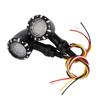 1 Paar Universal Motorrad Rot Gelb LED Bremslicht DRL Blinker Rücklicht