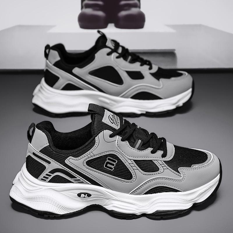 Shoes Men's 2025 Spring Men's Shoes White Sneakers Men's Trend Casual Travel Shoes Low Top Versatile Running Shoes